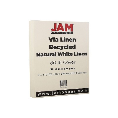 Cream Linen 8 1/2 x 11 Cardstock (25 Pack)