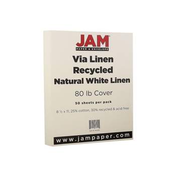 Via Linen Light Gray Paper - 8 1/2 x 11 in 24 lb Writing Linen 30% Recycled  Watermarked 500 per Ream