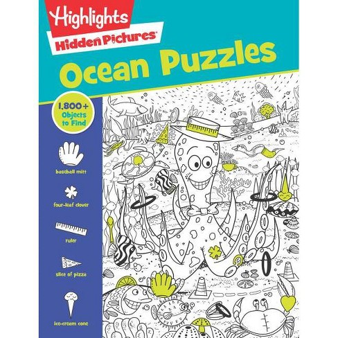 ocean puzzles highlights hidden pictures paperback target