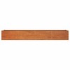 vidaXL corten Steel Garden Raised Bed - Large Rusty Planter for Balcony/Patio - Optimal Drainage - Dimensions: 126x31.5x17.7 in - 4 of 4