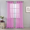 RT Designers Collection Cara Grommet Curtain Panel for Windows 54" x 84" Pink - 2 of 4