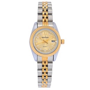Peugeot Women's Two-Tone 25mm Fluted Bezel Steel Bracelet Watch - 1 of 4
