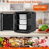Insulated Food Pan Carrier, 82Qt Capacity, Stackable Hot Box, Elastic Side Handles and Bucklesles - 4 of 4