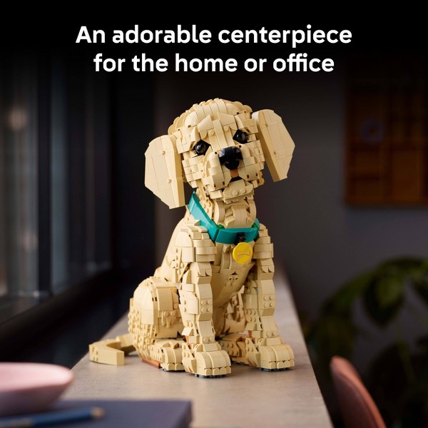 LEGO Icons Cachorro Golden Retriever - Set de Construcción 11384 7