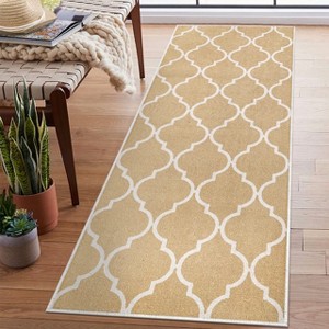 Sussexhome Non Skid Cotton Washable Laundry Room Indoor Runner Rug, 20" x 59" - 1 of 4