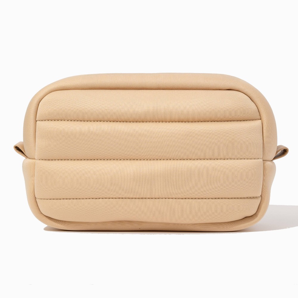 Frasier Sterling Puffer Cosmetic Pouch - Sand
