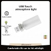 TruAIR Retro USB Car Lamp Ð Touch LED Ambient Light for Vehicles & Home Purple No Size - 3 of 4