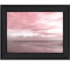 HomeRoots Pink Beach Emotions Black Framed Print Wall Art - 4 of 4