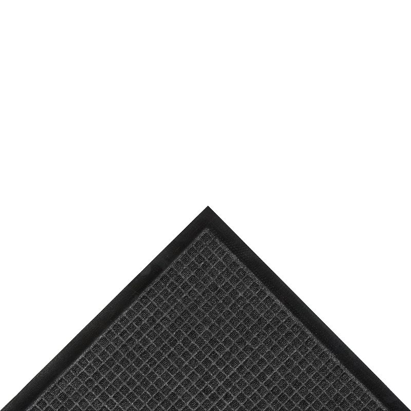 4&#39;x6&#39; Solid Dotted Doormat Charcoal - HomeTrax, 3 of 5