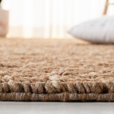 Handmade Ivory Diamond Wool Runner Rug 30" x 7"
