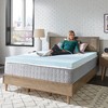 Sealy 3 Inch Thick Blue Swirl TrueForm Memory Foam Gel Infused Mattress Topper for Comfortable, Contoured, Weightless Sleep Support, King Size - 4 of 4