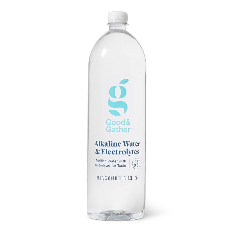 Alkaline Water - 52.9 fl oz (1.5L) Bottle - Good &#38; Gather&#8482;, 1 of 5