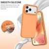 HTUTWOO Liquid Silicone Case for iPhone 17 Pro Max, Magnetic Anti-Scratch Shockproof Phone Protective Cover - 3 of 4