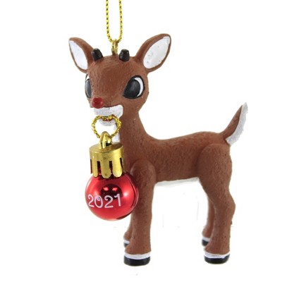 Holiday Ornament 3.0" Dated Ornament Rudolph 2021 Christmas  -  Tree Ornaments