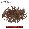 Unique Bargains Loose Craft DIY Earring Necklace Making Acrylic Round Beads 4200 Pcs - 3 of 4