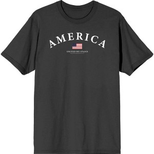 Americana America Flag Men's Short Sleeve Tee - 1 of 2