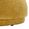 Lipy Half Sphere Ottoman - OTT1304 - Mustard - Safavieh - 4 of 4