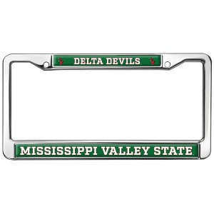 MVSU Delta Devils Logo Full Size Standard License Plate Metal Frame - 1 of 4