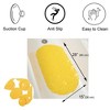 Evideco French Home Goods Bubbles Non-Slip Oval Bathtub Mat 28 L x 15 W - 3 of 4
