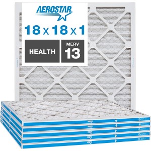 Aerostar AC Furnace Air Filter - Health - MERV 13 - Box of 4 - 1 of 4