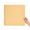 Paper Junkie 12x12 Album for Scrapbooking, Hardcover Kraft Paper Material, Spiral Bound Sketchbook (40 Sheets) - 4 of 4