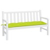 vidaXL Bench Cushion Outdoor Water Repellent Bench Cushion Pad Oxford Fabric - Bright Green 59.1" x 19.7" x 2.8" - 3 of 4