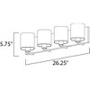 Maxim Lighting Wrap 4 - Light Vanity in  Polished Chrome - 4 of 4