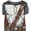 STAR WARS Little Boys’ 4-Piece Short Sleeve Cotton Pajama Sets, Size 4 - 3 of 4