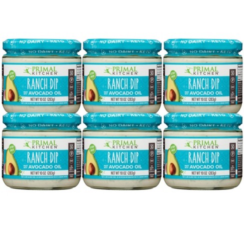 Primal Kitchen Ranch Dip Made With Avocado Oil - Case Of 6/10 Oz : Target