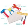 Nothing But Fun Toys: Let's Play Tool Belt, 8pc Pretend Play Set, Belt & Tools - 3 of 4