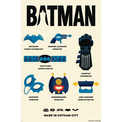 Trends International DC Comics Batman: 85th Anniversary - Gadgets Made In Gotham Unframed Wall Poster Prints