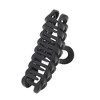 Unique Bargains Frosted Chain Hair Clips Black 1 Pc - 4 of 4