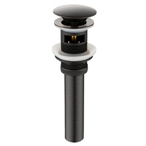 BRIGHT SHOWERS Bathroom Sink Drain with Overflow Pop-Up Drain Stopper for Vessel Sink Lavatory - 1 of 4