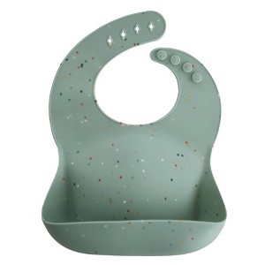 Mushie Silicone Baby Bib - 1 of 4