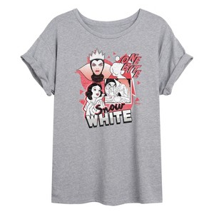 Women's - Disney Princess - Snow White Pop Oversized Graphic T-Shirt - 1 of 4