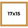PosterPalooza | 17x15 Wood Antique Frame with UV Acrylic, 4 Finishes: Bronze, Gold, Silver, and Black - 2 of 4