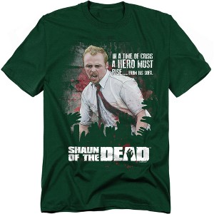 Shaun Of The Dead Hero Must Rise Adult T-Shirt - 1 of 4