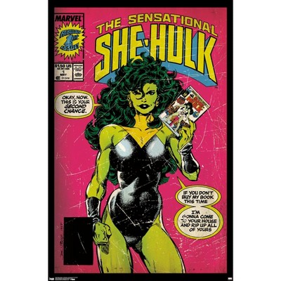 Trends International Marvel Comics - She-Hulk - The Sensational She-Hulk #1 Unframed Wall Poster Prints