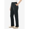 Woman Within Plus Size Tall 7-Day Knit Ribbed Straight Leg Pant - 4 of 4