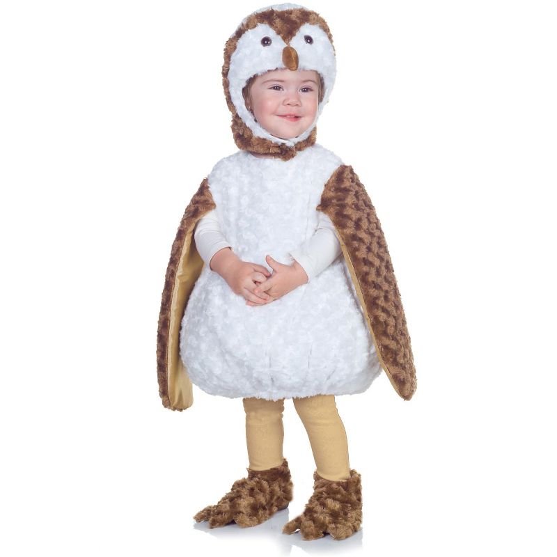 Underwraps Costumes White Barn Owl Toddler Costume, Medium, 1 of 2