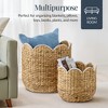 Best Choice Products Scalloped 3PC Water Hyacinth Nesting Baskets - 4 of 4