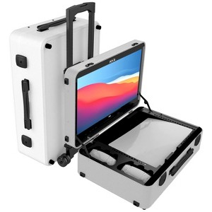 POGA LUX PlayStation 5 Premium Portable Console Travel Case incl. Trolley and 24 AOC Gaming Monitor - 1 of 4