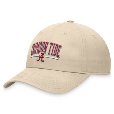 NCAA Alabama Crimson Tide Unstructured Washed Cotton Twill Hat - Natural