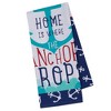 Design Imports Anchors Printed Dishtowel Set/2 - 3 of 3