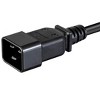 Monoprice Heavy Duty Splitter Power Cord - 2 Feet - Black | IEC 60320 C20 to 2x IEC 60320 C13, 14AWG, 15A, SJTW, 100-250V - 4 of 4