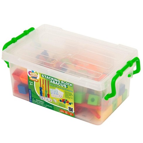 Thames Kosmos Kids First Math Stacking Block Abacus Math Kit With Activity Cards Target