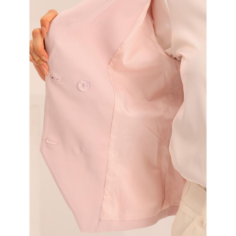 Allegra K Women's Lapel Collar Dressy Versatile Racerback Waistcoat Suit Vest, 5 of 6