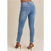 VENUS Womens Triangle Hem Jeans - 3 of 4
