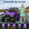12V Kids Ride-On Truck with Remote Control, 3-Speed Electric Car with Music, LED Lights, Safety Features, Battery Power Wheels Car for Kids - 2 of 4