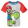 SUPER MARIO Nintendo Yoshi Mario T-Shirt and French Terry Shorts Outfit Set Toddler - image 4 of 4